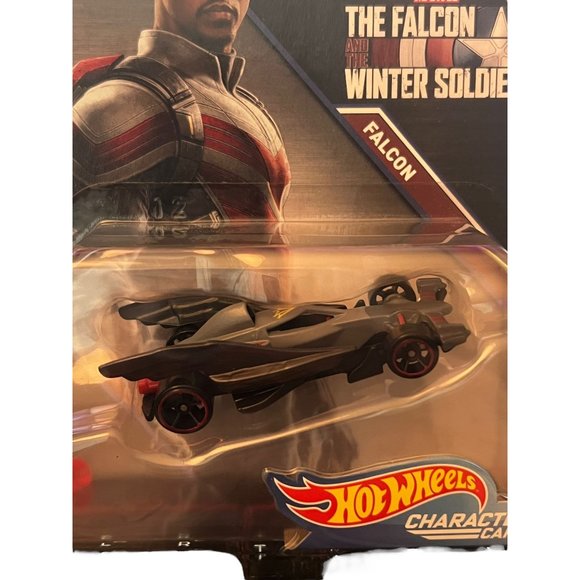 Marvel Hot Wheels Character Cars Falcon Winter Soldier 2019 NEW - Picture 3 of 4